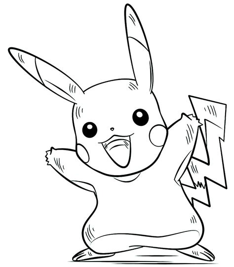 desenhos para colorir picachu|163 Páginas para colorir do Pikachu